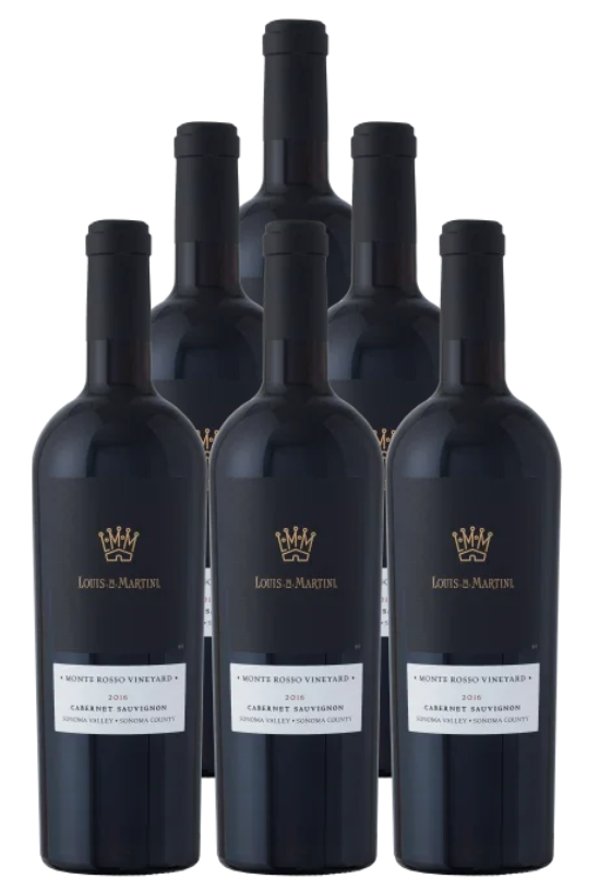 Louis Martini Cabernet Monte Rosso 750 ML (6 Bottles)