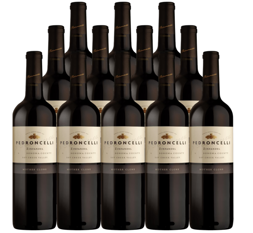 Pedroncelli Mother Clone Zinfandel 2023 750 ML (12 Bottles)