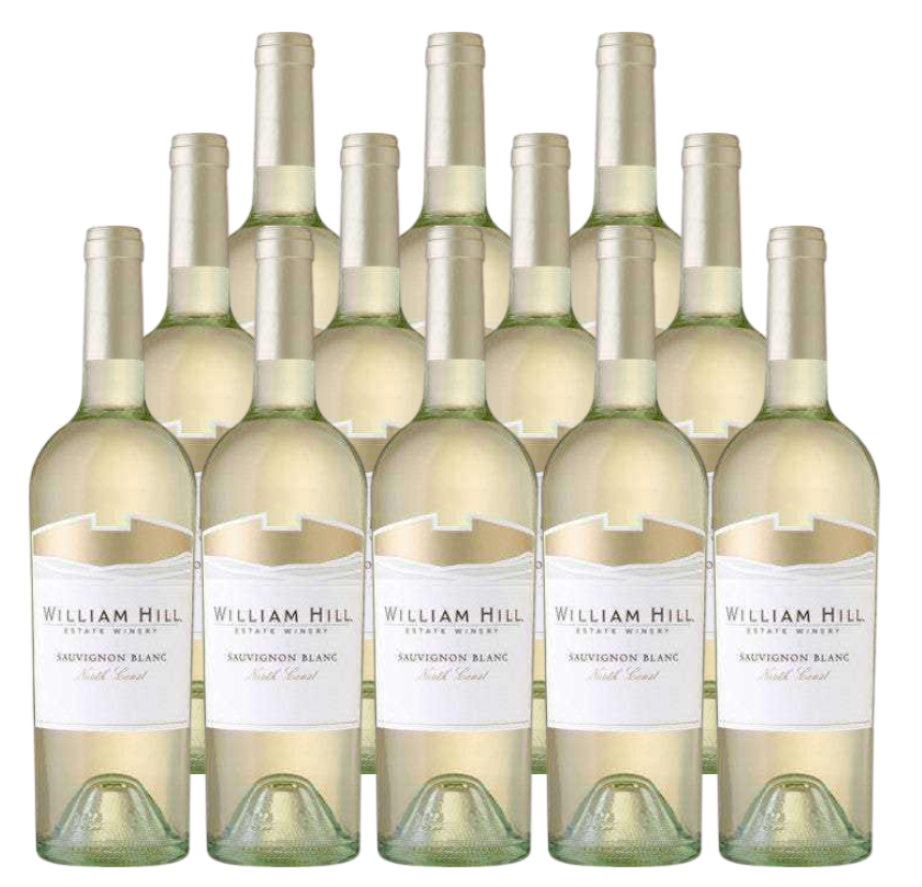 William Hill Estate Winery Coastal Collection Sauvignon Blanc North Coast 750 ML (12 Bottles)