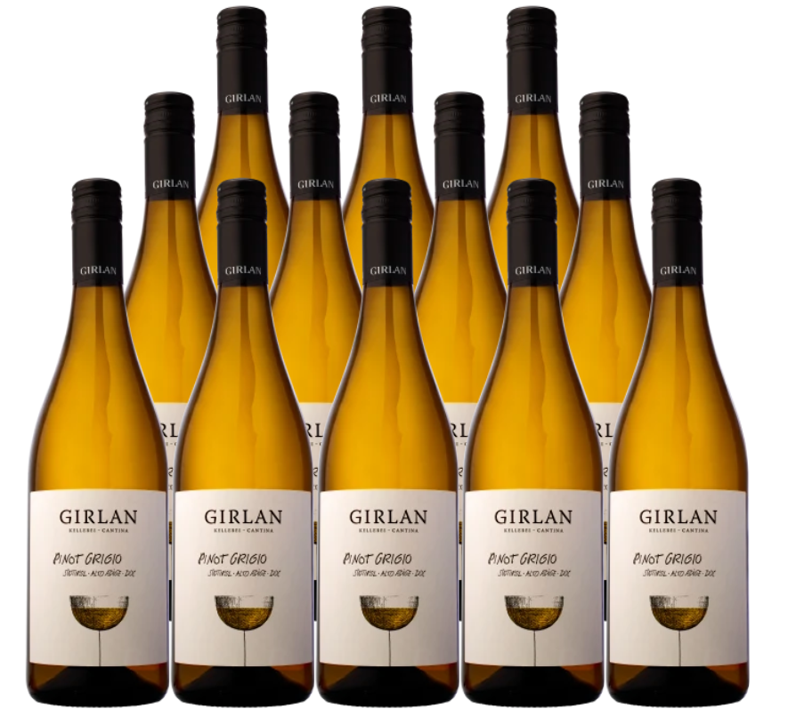 Girlan Pinot Grigio Alto Adige 750 ML (12 Bottles)