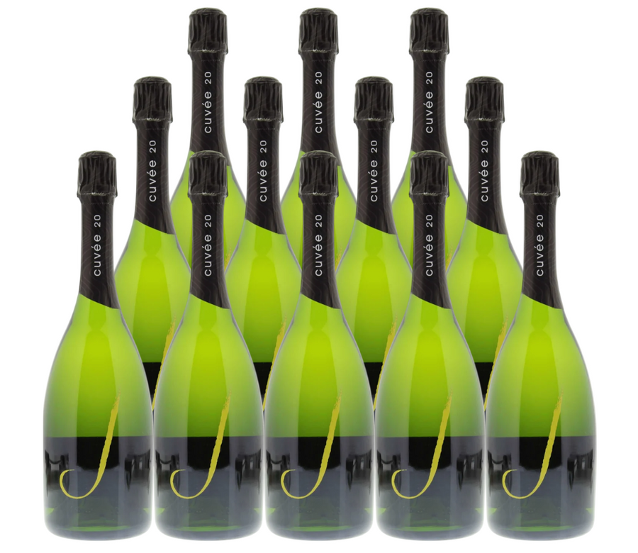 J Vineyards &  Winery Cuvee 20 Brut Russian River Valley 2020 750 ML (12 Bottles)
