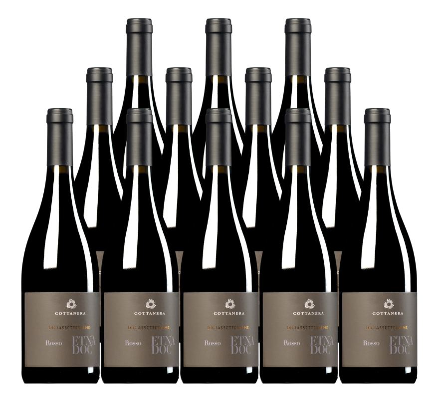 Cottanera Etna Rosso Diciassettesalme 2021 750 ML (12 Bottles)