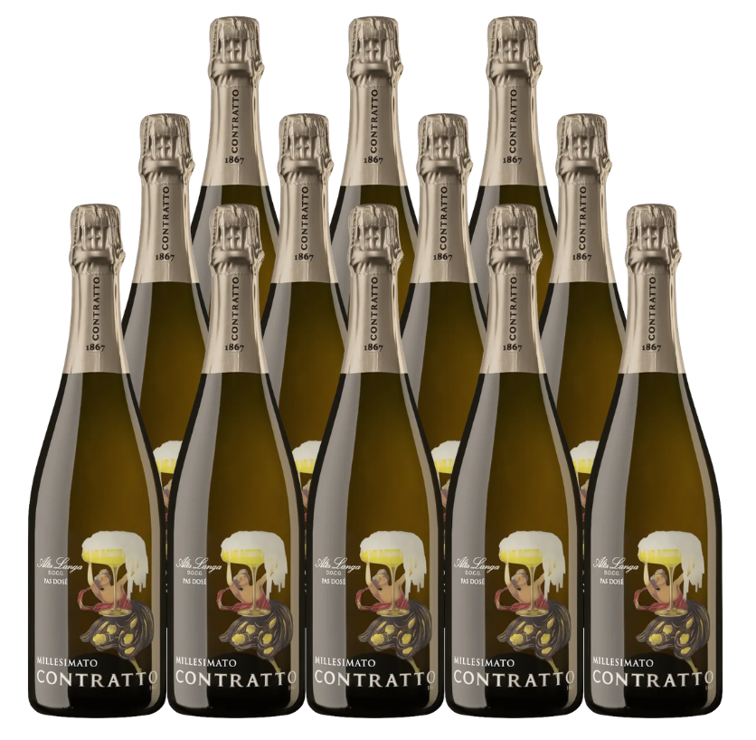 Contratto Brut Millesimato 2020 750 ML (12 Bottles)