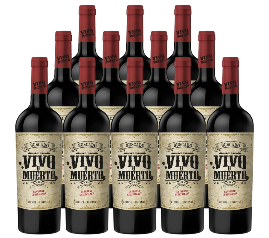 Buscado Vivo O Muerto La Verdad Gualtallary Mendoza 750 ML (12 Bottles)