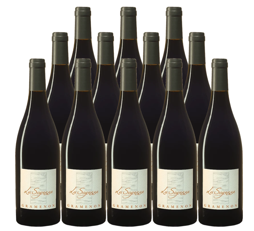 Domaine Gramenon Cotes Du Rhone Rouge La Sagesse 2022 750 ML (12 Bottles)
