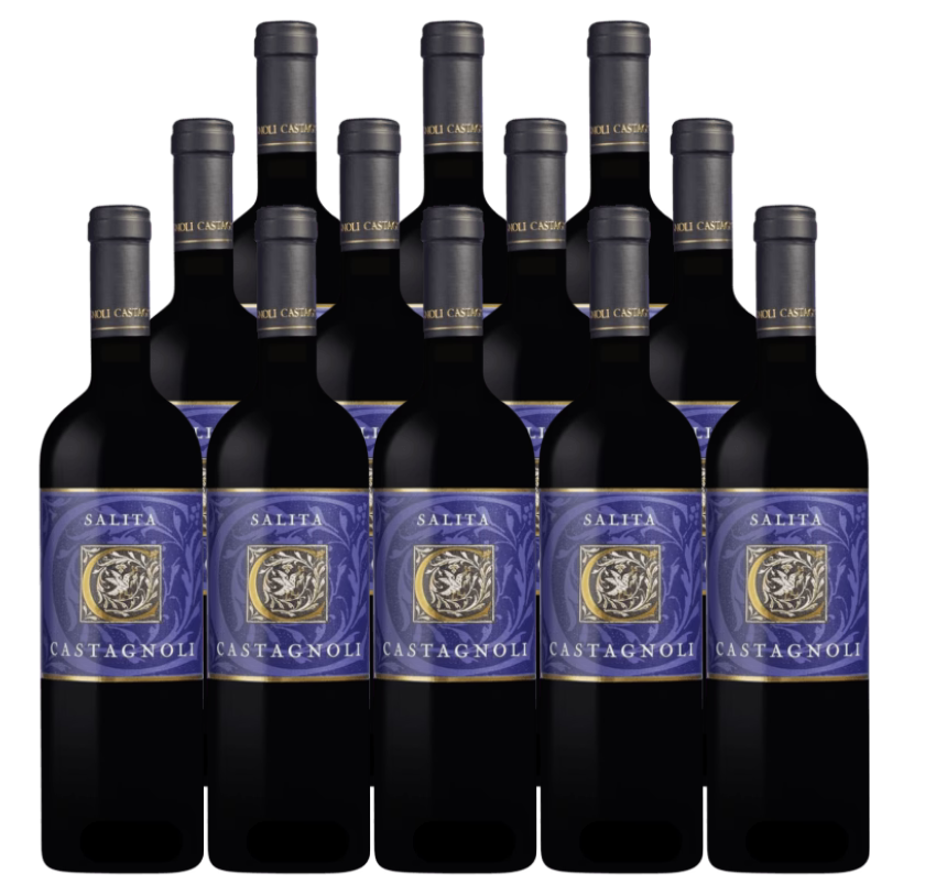 Castagnoli Toscana Rosso Salita 750 ML (12 Bottles)