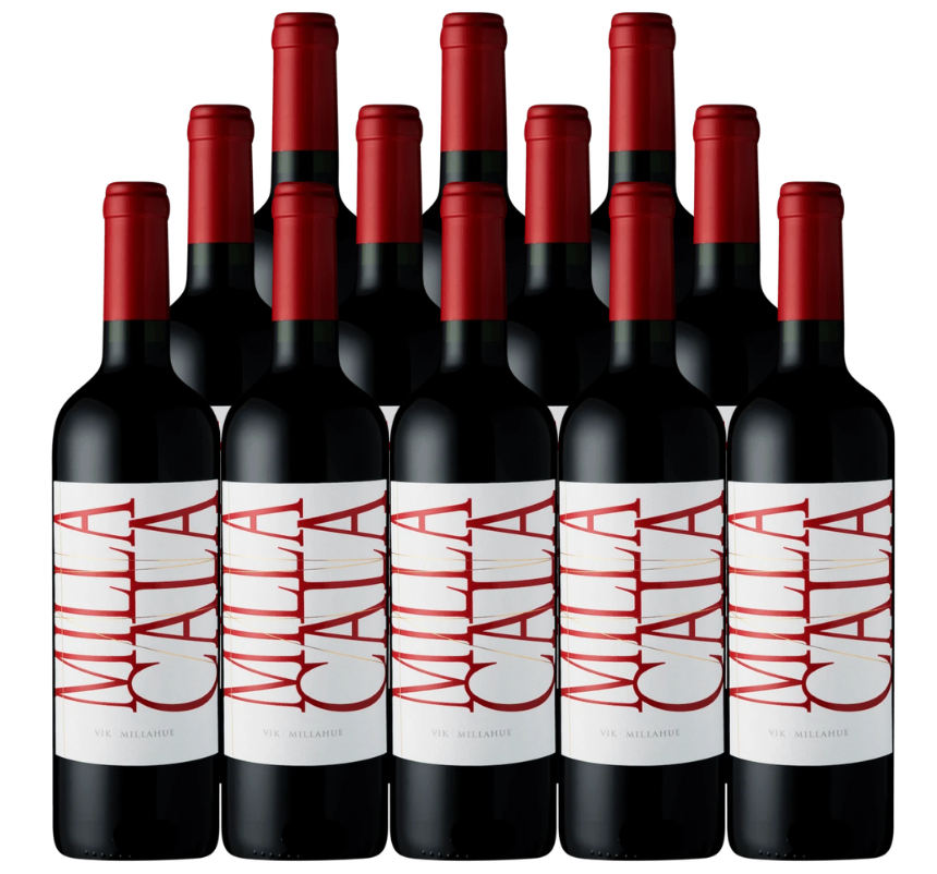 Vina Vik Red Blend Milla Cala 2021 750 ML (12 Bottles)