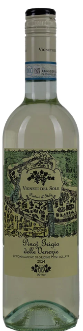 Vigneti Del Sole Pinot Grigio Delle Venezie 2024 750 ML