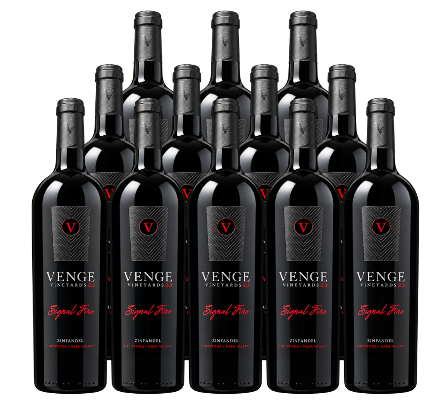 Venge Vineyards Signal Fire Zinfandel 2023 750 ML (12 Bottle)