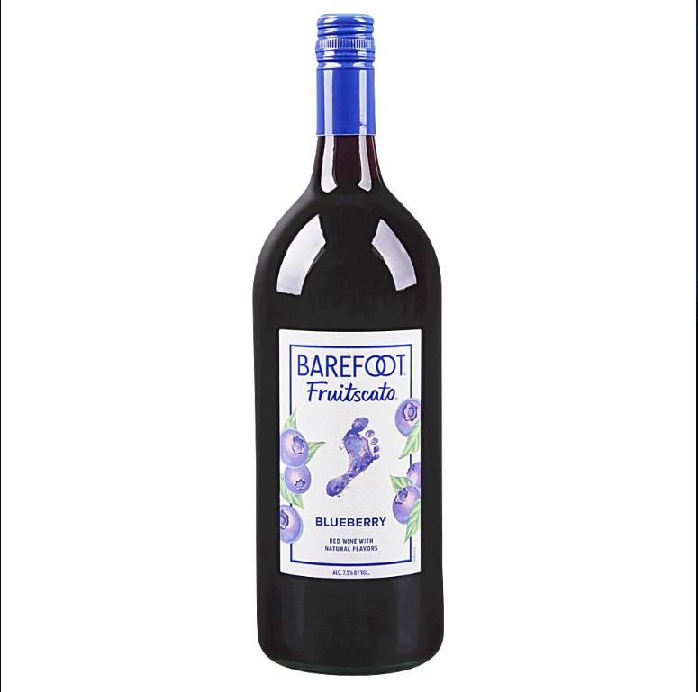 arefoot Blueberry Fruitscato Sweet Red Wine California 1.5 L