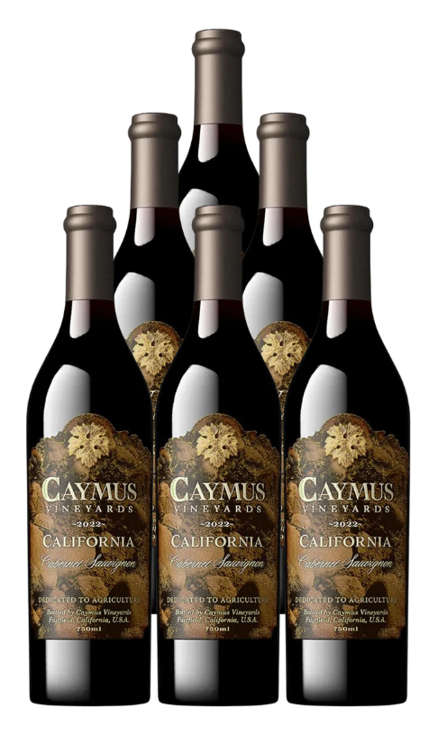 Caymus California Cabernet Sauvignon 2022 3 L (6 Bottles)