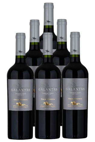 Haras De Pirque Galantas Gran Reserva Cabernet Franc Maipo Valley 2022 750 ML (6 Bottle)