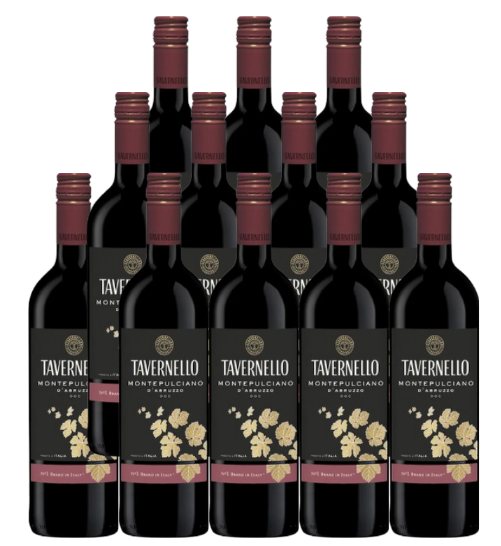 Tavernello Montepulciano D'abruzzo 750 ML ( 12 Bottles )