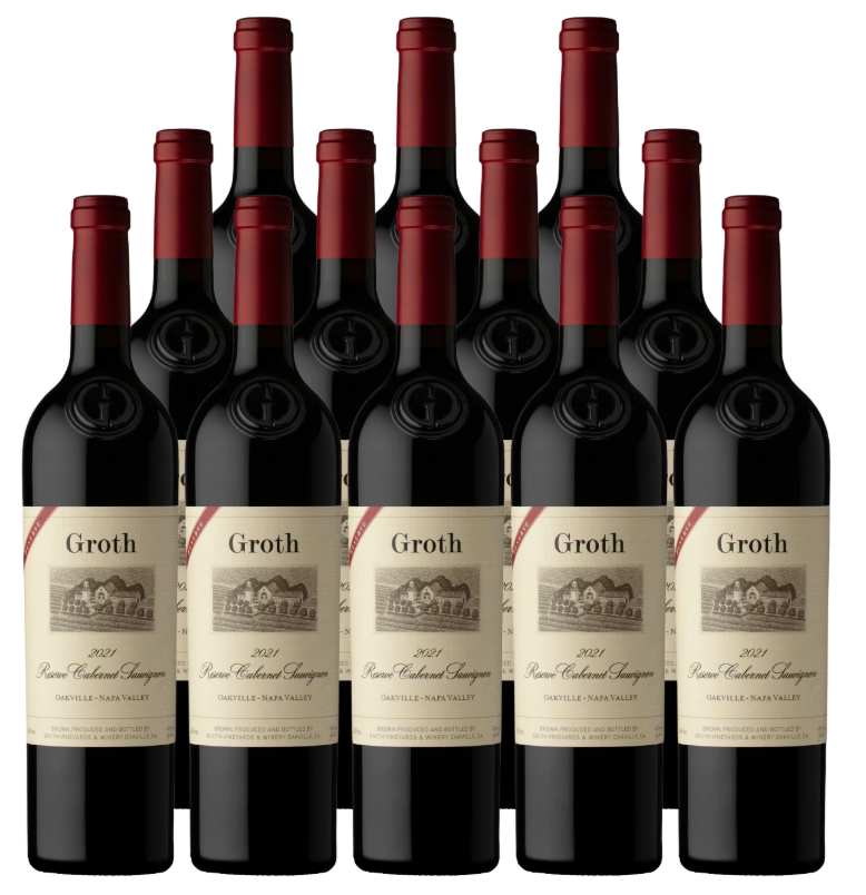 Groth Cabernet Sauvignon Reserve 2022 750 ML (12 Bottles)