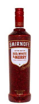 Smirnoff Red, White and Merry Limited Edition Flavored Vodka 750 ML