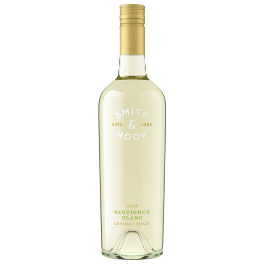 Smith & Hook Sauvignon Blanc 750 ML white wine bottle with gold cap and clean label design