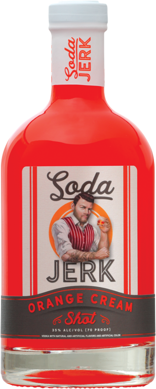 Soda Jerk Orange Cream Shot Flavored Vodka 750 ML