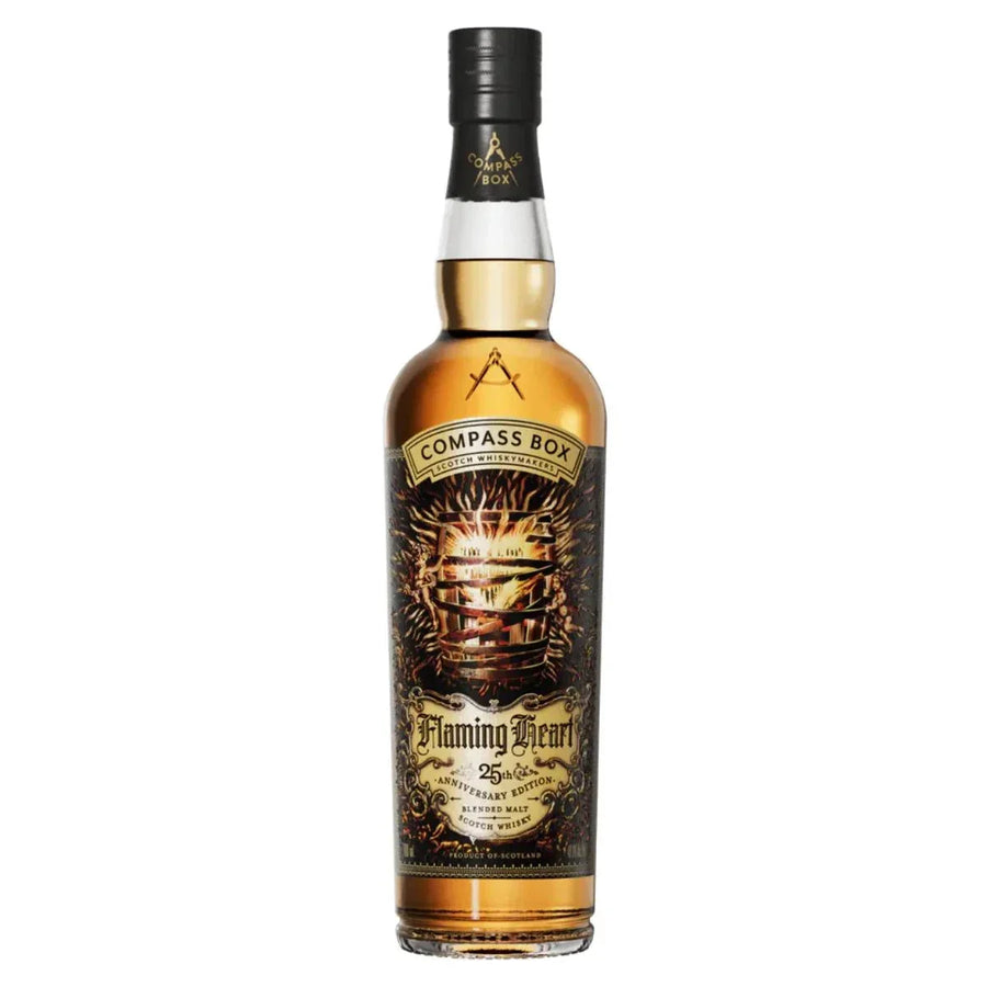 Compass Box Flaming Heart Scotch Whisky 750 ML bottle limited edition peated malt
