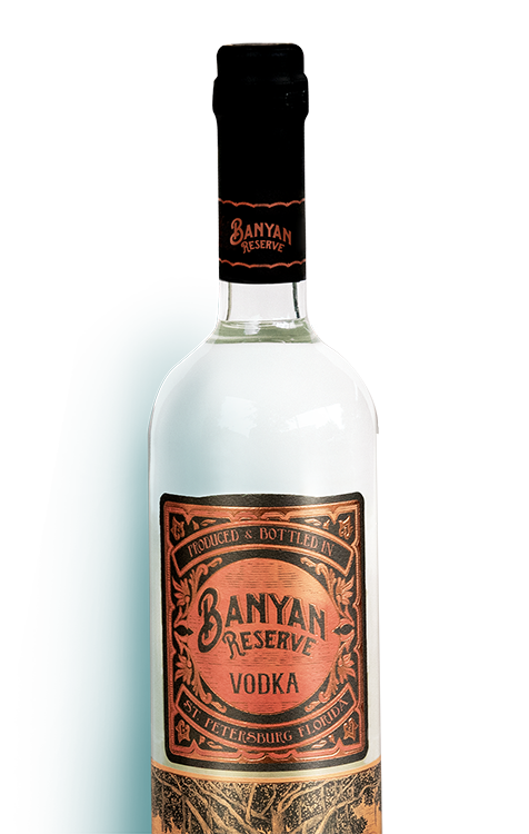 St. Petersburg Banyan Reserve Vodka 1.75 L bottle with premium label and black cap
