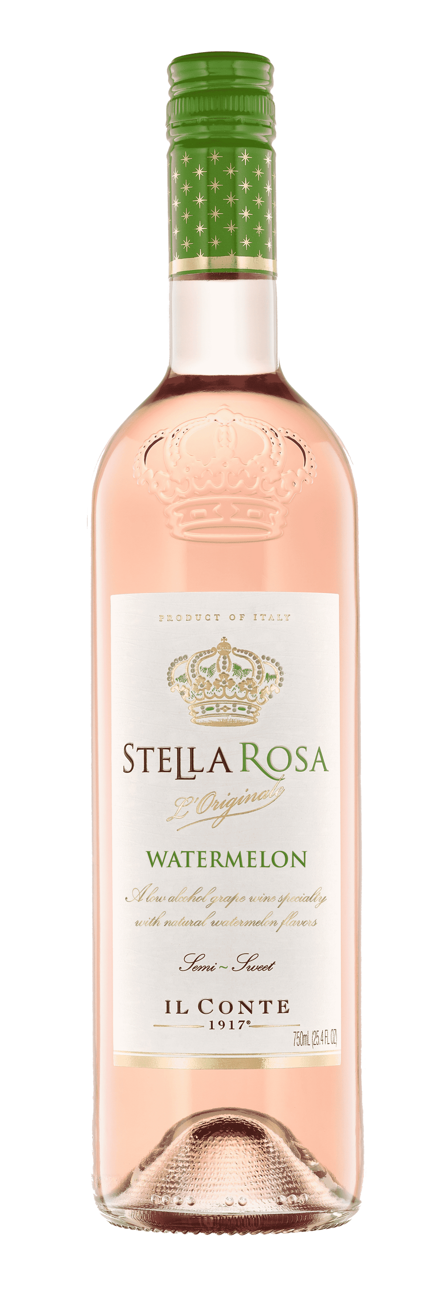 Stella Rosa Watermelon Semi-Sweet 750ML wine bottle with vibrant label design.