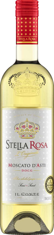 Stella Rosa Moscato dAsti DOCG Semi Sparkling White Wine 750 ML