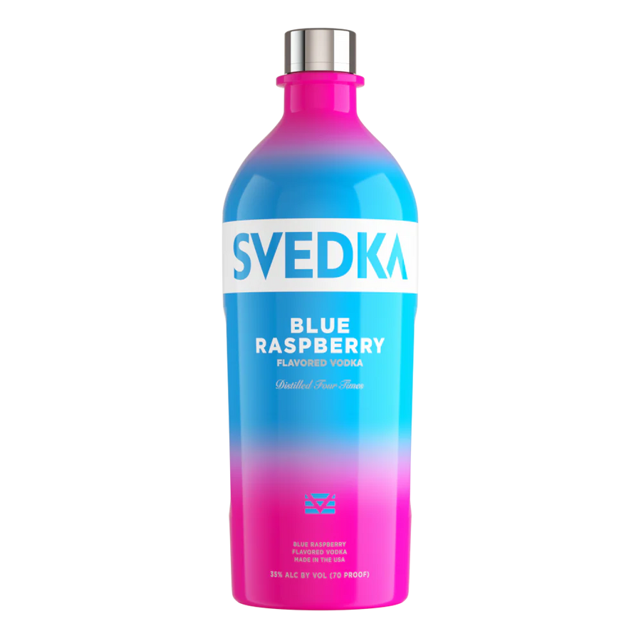 Svedka Blue Raspberry Flavored Vodka 70 1.75 L