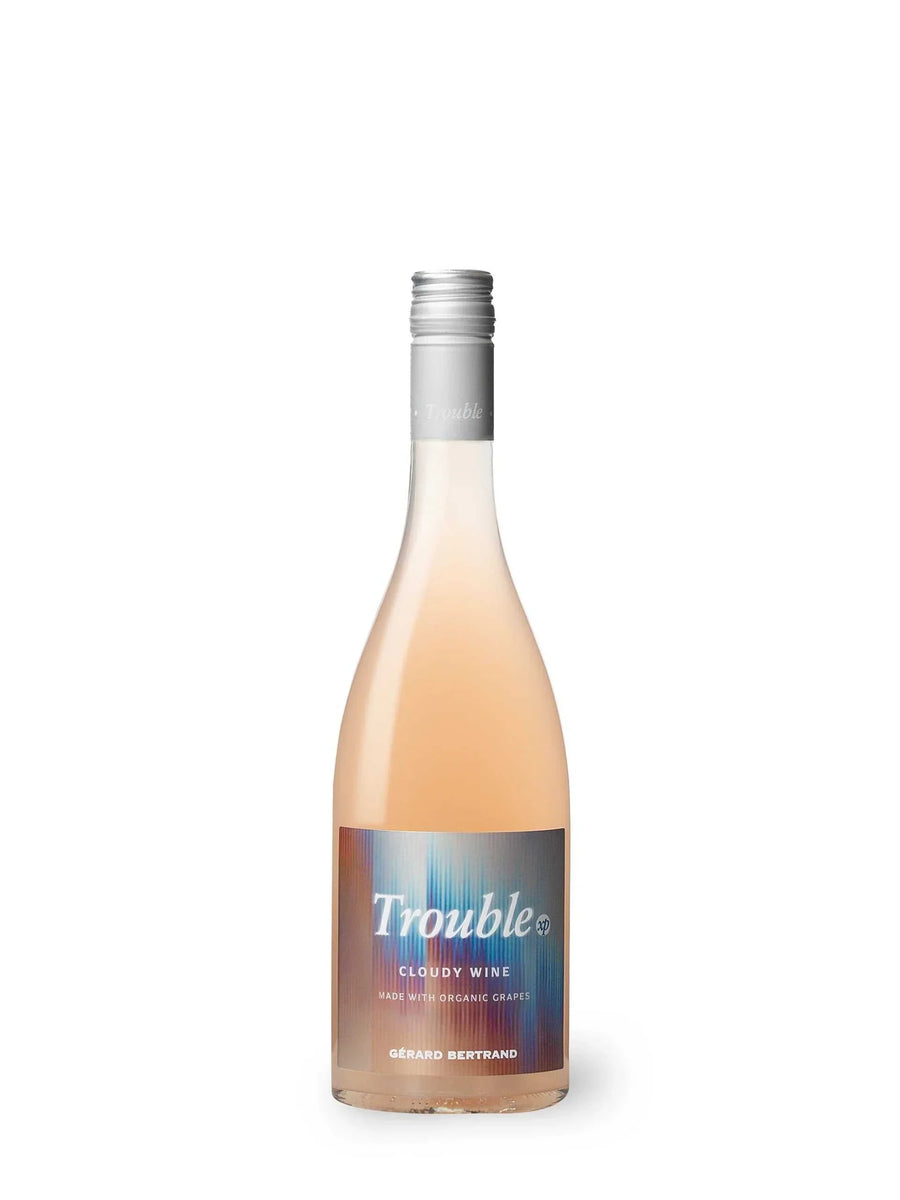 Gerard Bertrand Rose Wine Trouble Xp 2024 bottle with vibrant rosé and Mediterranean freshness