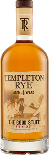 Templeton The Good Stuff 4 Year Old Rye Whiskey 750 ML