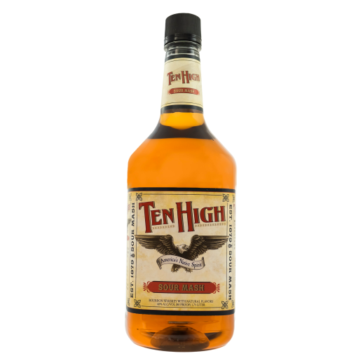 Ten High Bourbon Sour Mash Square 80 1.75 L