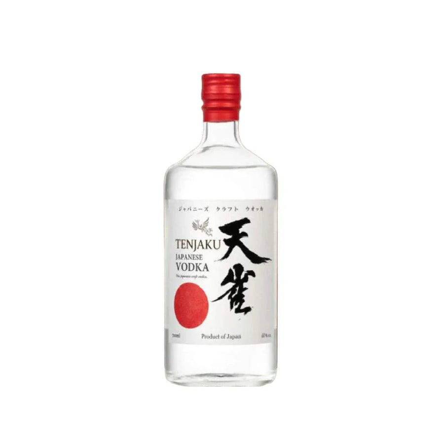 Bottle of Tenjaku Vodka 80 700 ML showcasing premium Japanese vodka with smooth, clean flavor and refined character