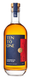 Ten To One Caribbean Dark Rum 750 ML