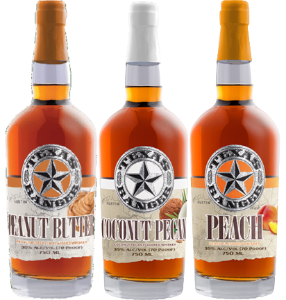 Texas Ranger Flavored Whiskey Combo 750 ML (3 Bottles)