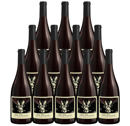 Case of 12 bottles Prisoner Pinot Noir Sonoma Coast 2021 wine with eagle label