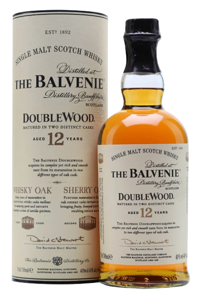 The Balvenie 12 Years Old Doublewood Single Malt Scotch Whisky 750 ML