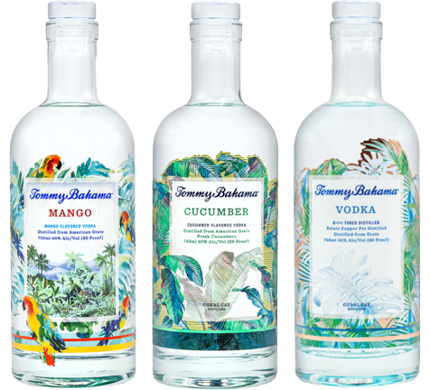 Coral Cay Tommy Bahama Vodka Combo 750 ML (3 Bottles)