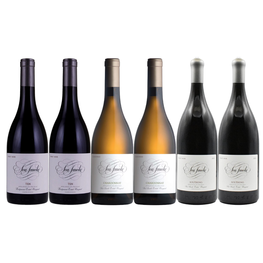 Pinot Noir Sea Smoke Southing & Ten & Chardonnay 2022 Combo 750 ML