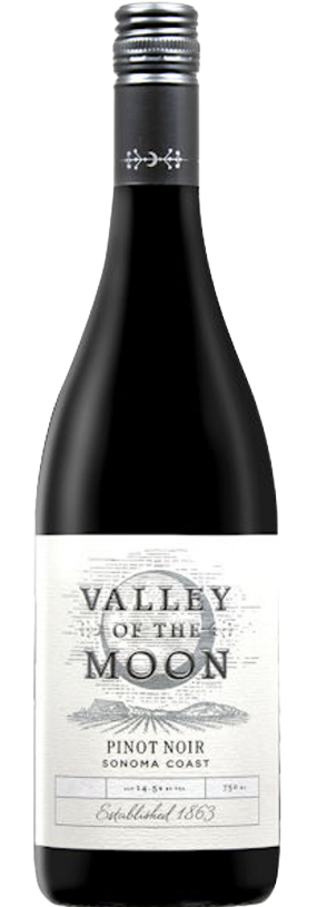 Bottle of Valley of the Moon Pinot Noir 2021 750 ML Sonoma red wine