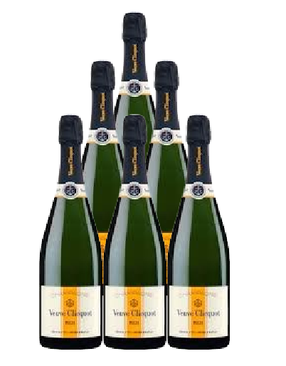 Veuve Clicquot Champagne Rich 750 ML (6 Bottles)