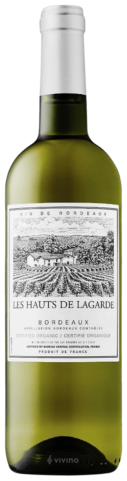 Vignobles Raymond Bordeaux Les Hauts De Lagarde Blanc 750 ML