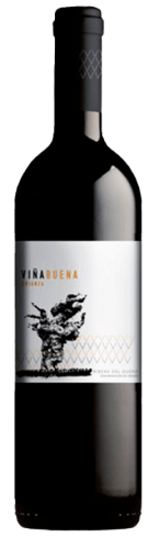 Vina Buena R+Crianza 2016 Spanish red wine bottle, showing label and sleek design.