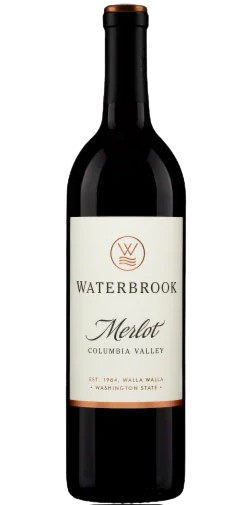 Waterbrook Winery Merlot Columbia Valley 750 ML Red Wine Bottle