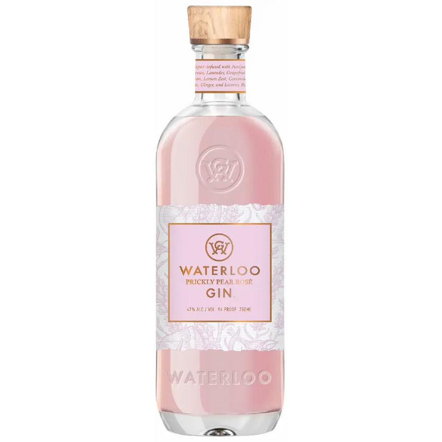 Waterloo Prickly Pear & Rose Gin 750 ML