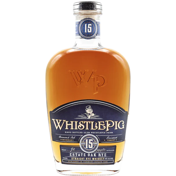 WhistlePig 15 Year Old Estate Oak Rye Whiskey 750 ML
