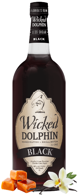 Wicked Dolphin Black Rum 1 L