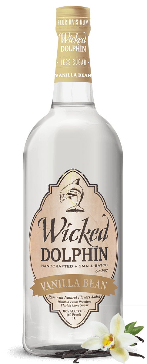Wicked Dolphin Vanilla Bean Rum 750 ML