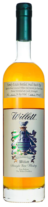 Willett 4 Year Old Straight Rye Whiskey 750 ML