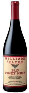 Williams Selyem Pinot Noir Weir Vineyard Yorkville Highlands 2019 750 ML