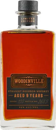 Woodinville Limited Edition 9 Year Old Straight Bourbon Whiskey bottle 750ml with rich oak and caramel notes