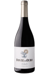 Bottle of Fonte do Ouro Dao Tinto 2021 Portuguese red wine 750ml with white label and silver cap