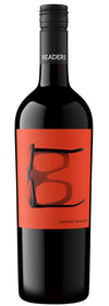 J. Bookwalter Readers Cabernet Sauvignon 2022 bottle with red label and black glasses design